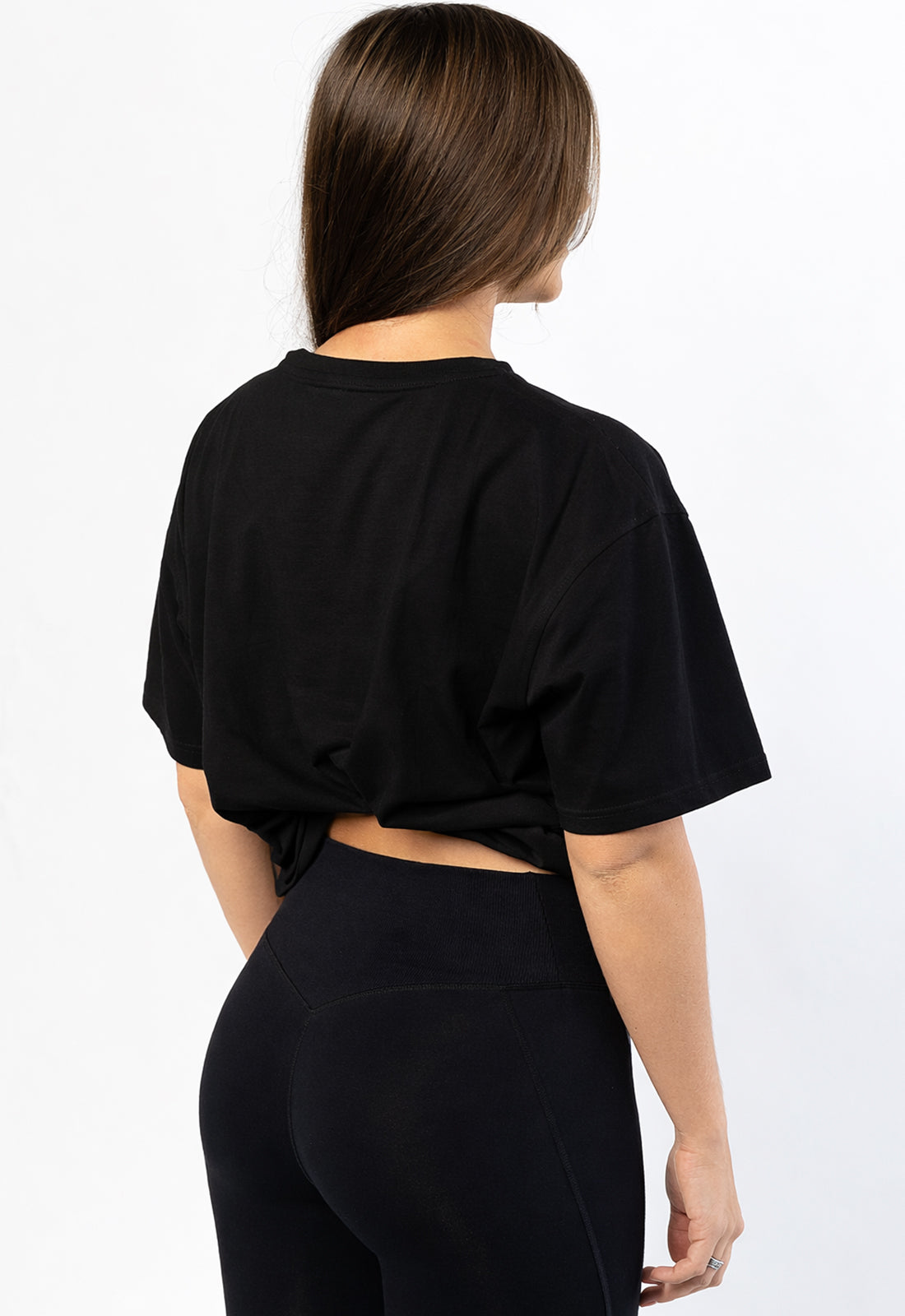 Logo Oversized Tee - Black