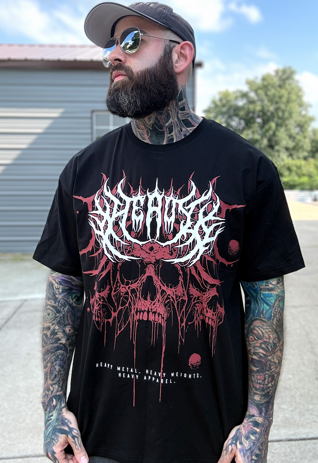 Crown of Bones Oversized Tee