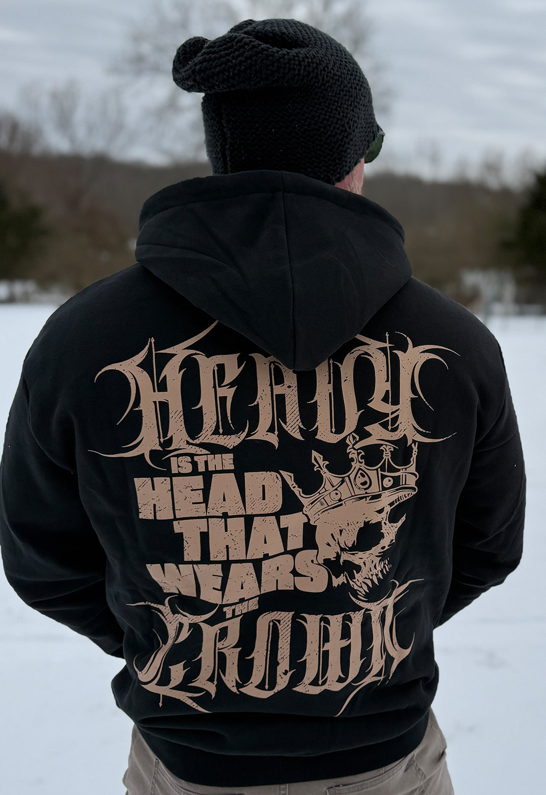 Heavy Is The Crown Pullover - Black/Brown