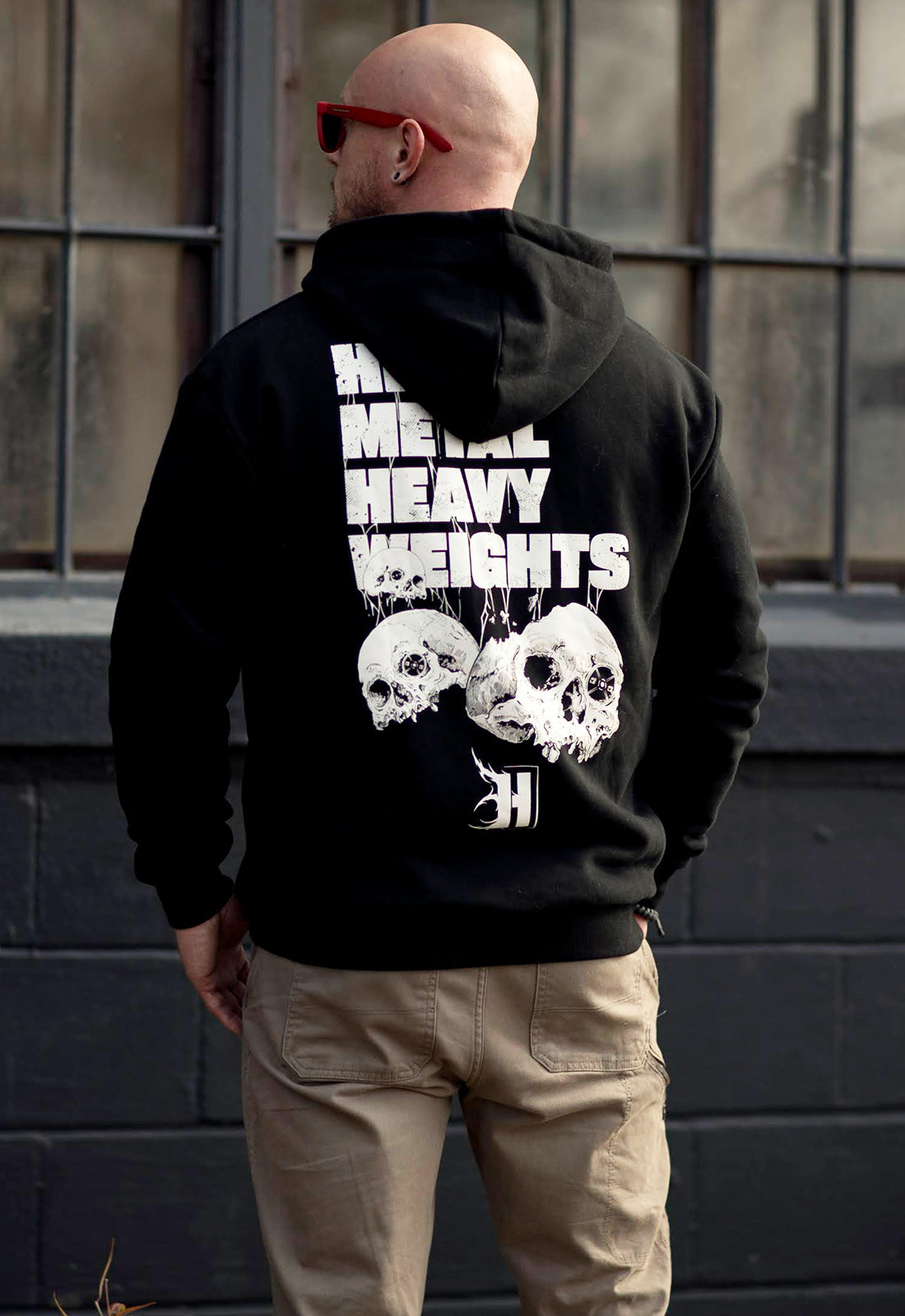 Heavy Metal Pullover - Black/White