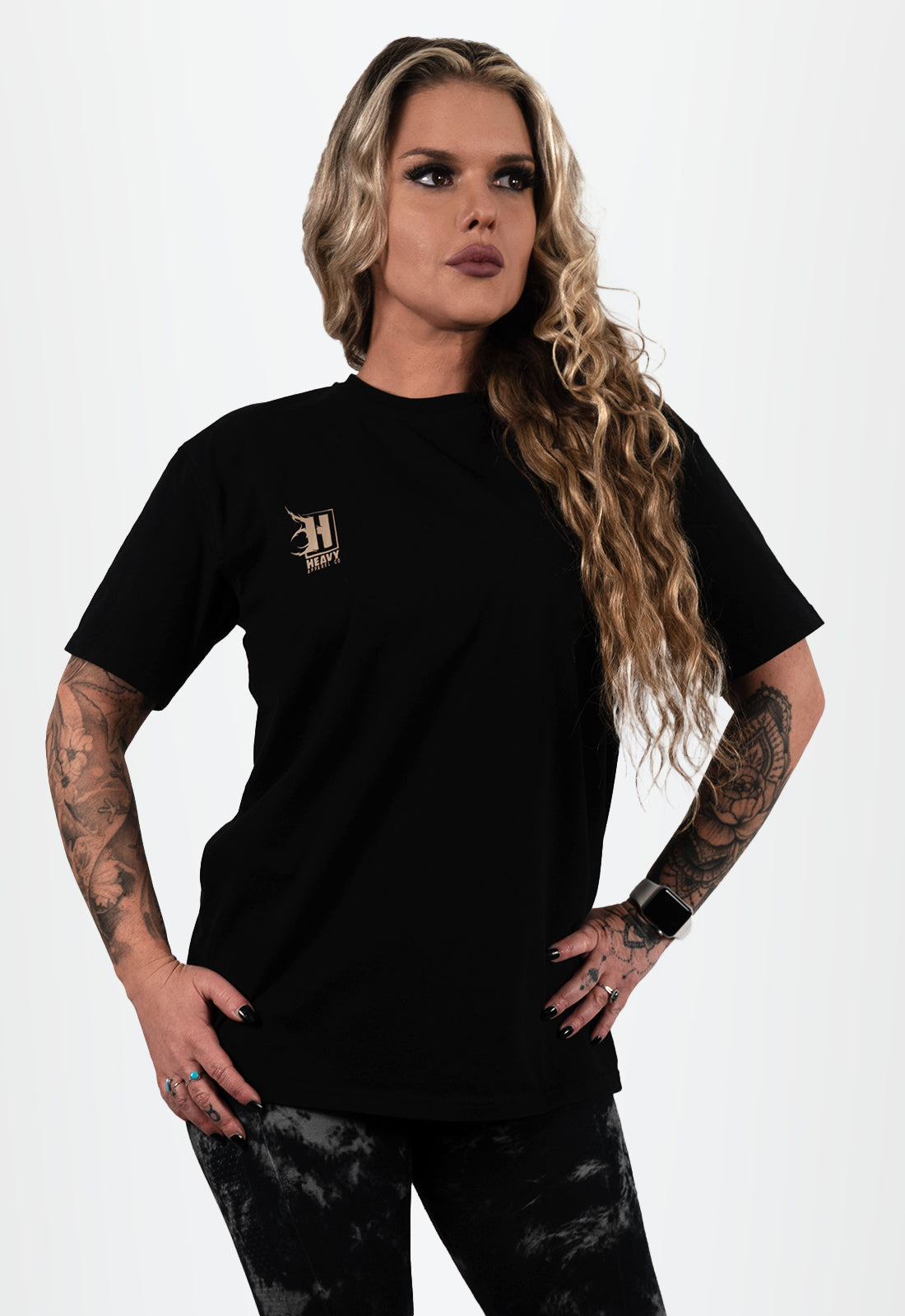 Hell Follows With Me Fitted Tee