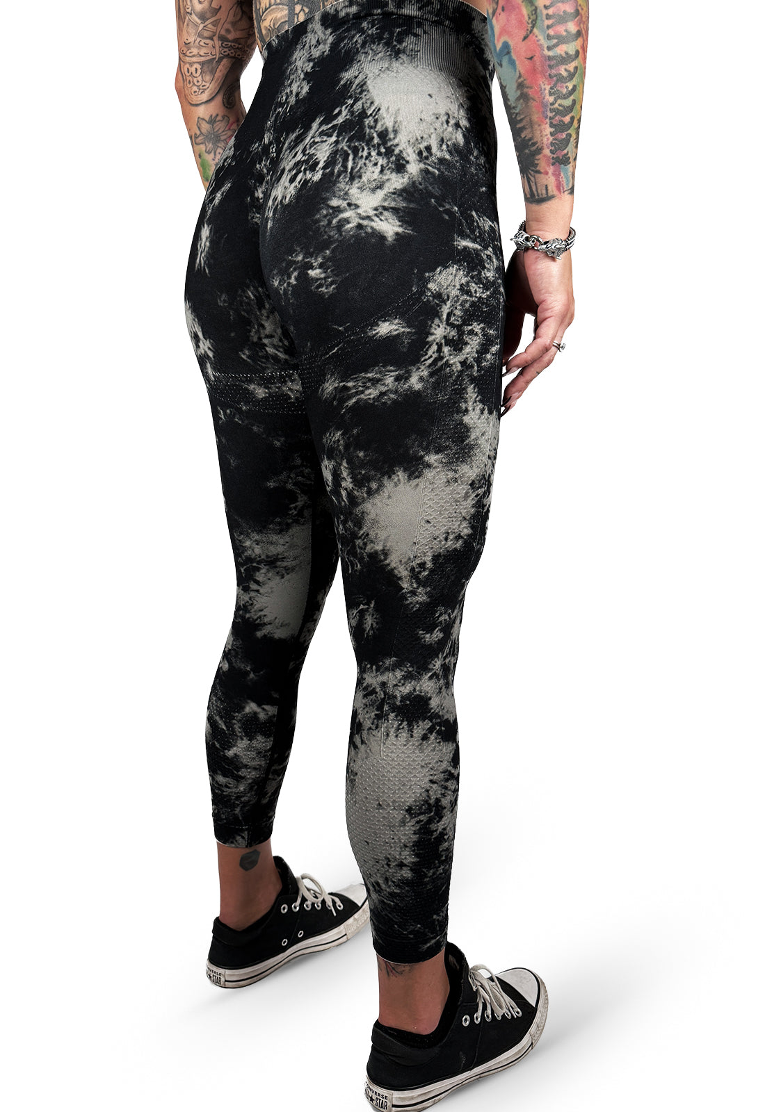 Seamless Leggings - Dark Tie-Dye