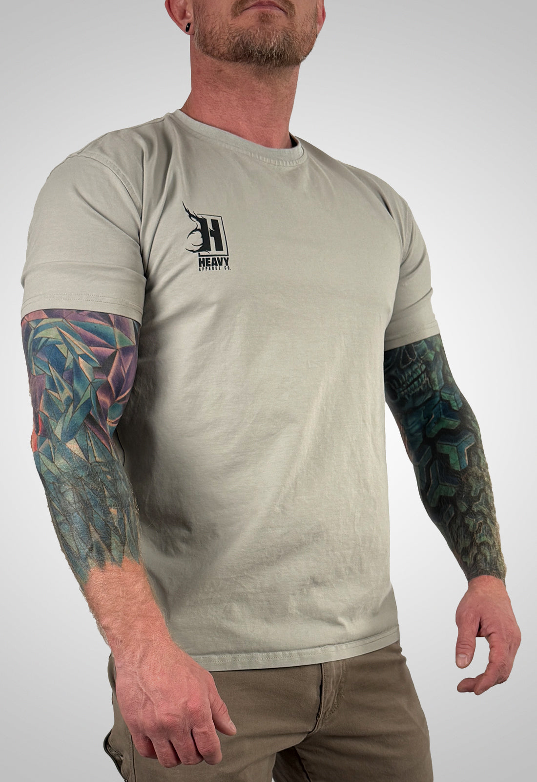Signature Heavy Tee - Concrete