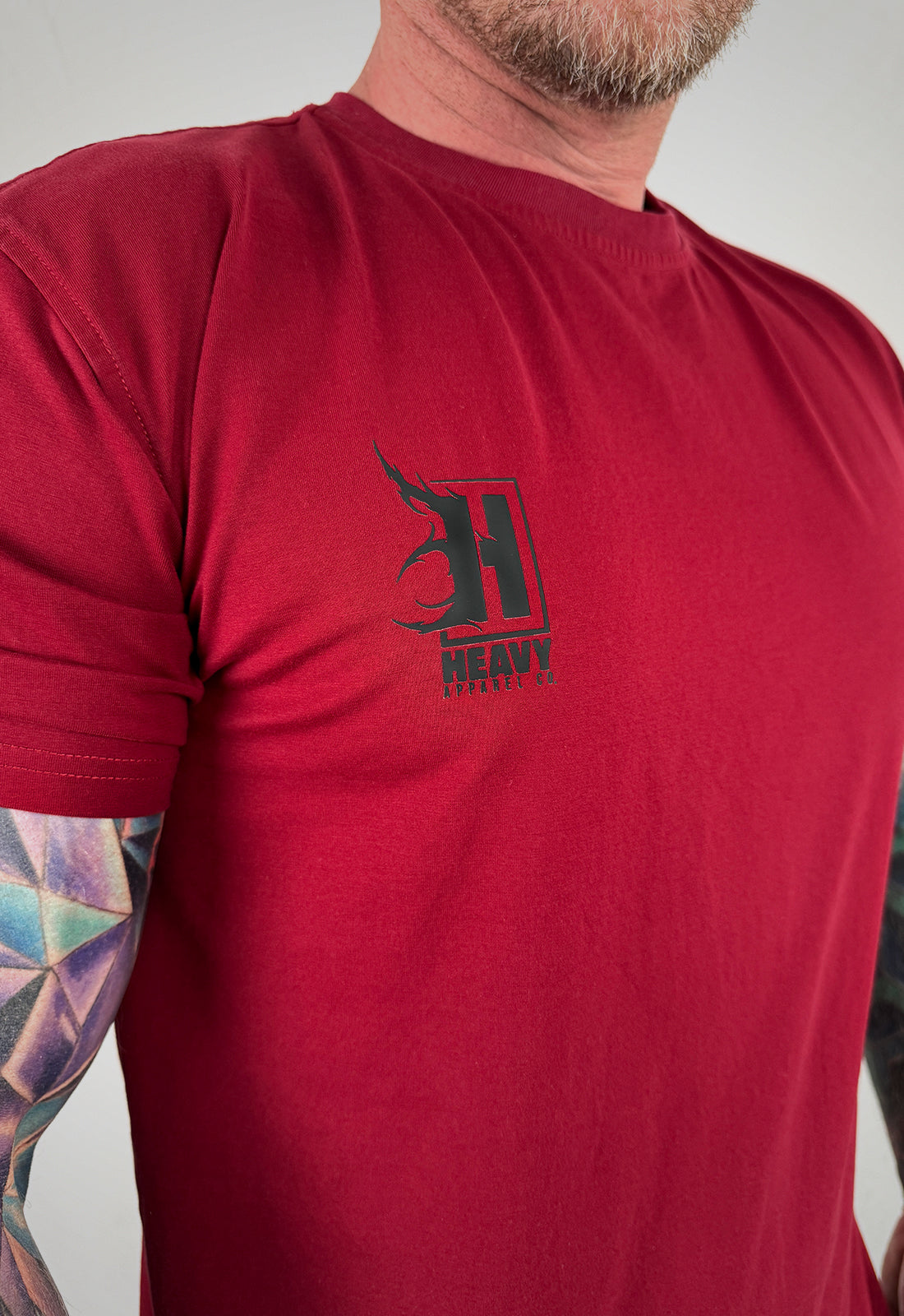 Signature Heavy Tee - Blood Red