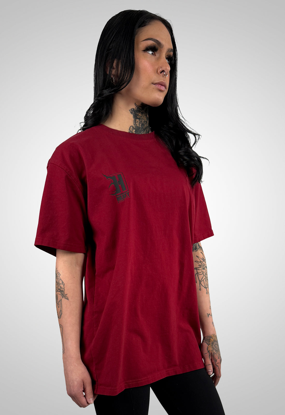 Signature Heavy Tee - Blood Red