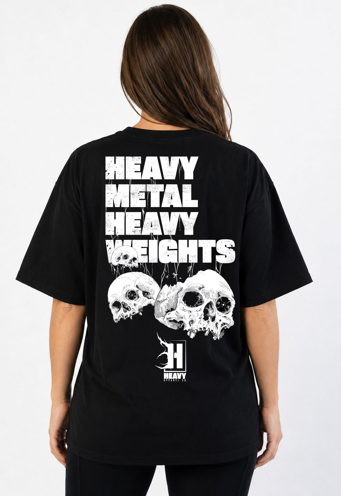 Heavy Metal V2 Oversized Tee (Back Print)