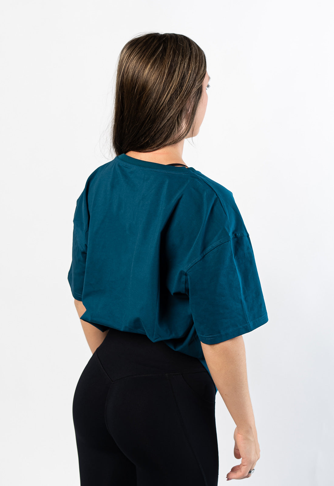 Logo Fitted Tee - Atlantic