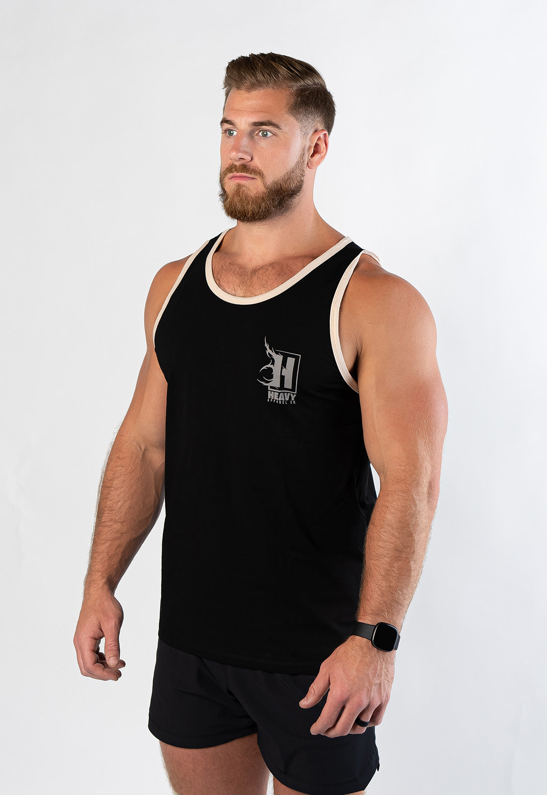 Logo Premium Tank - Black/Sand