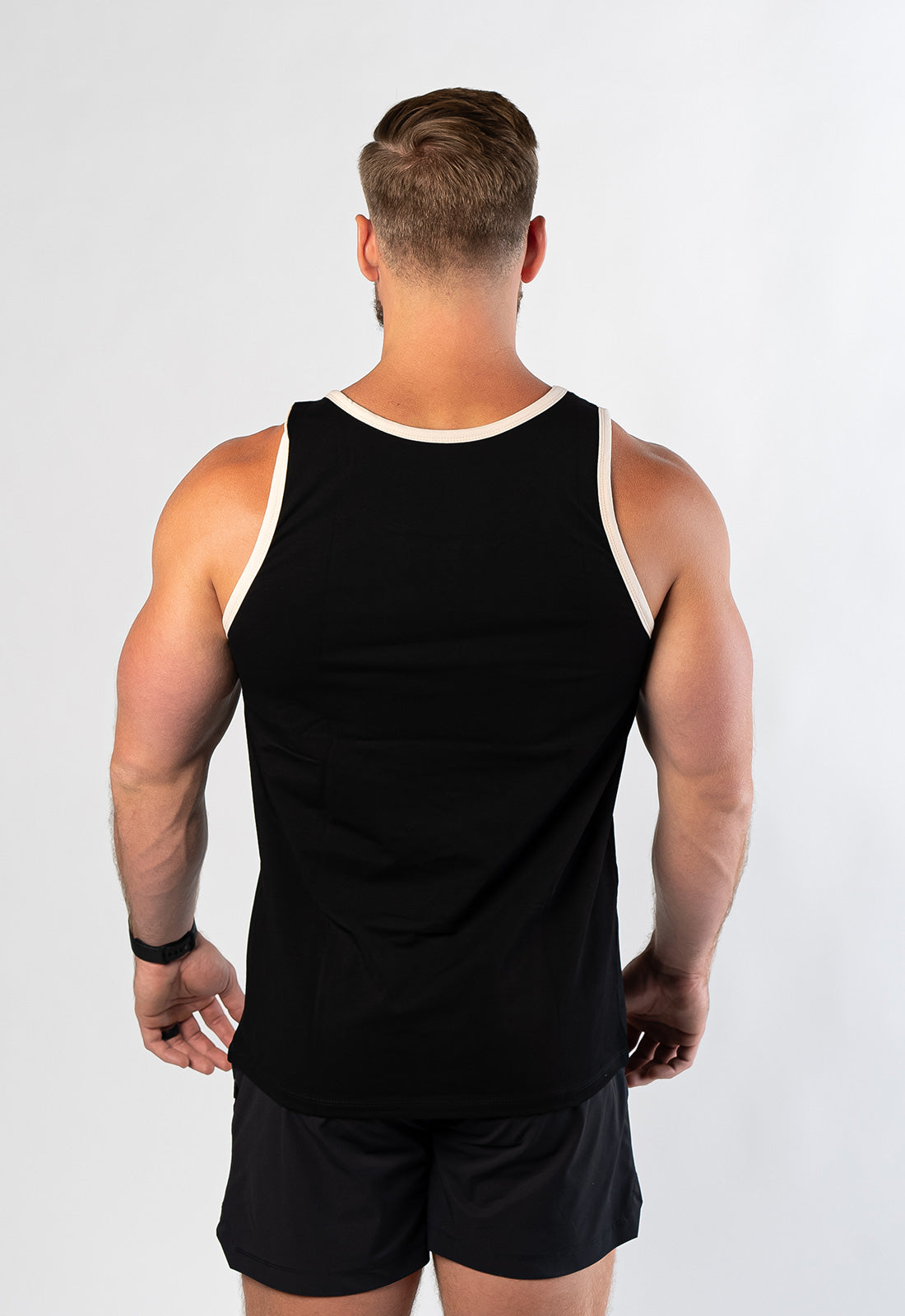 Logo Premium Tank - Black/Sand
