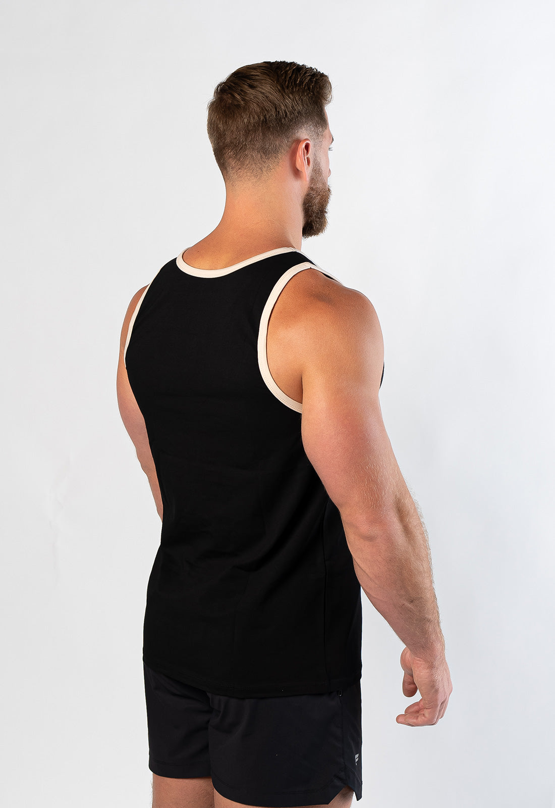 Logo Premium Tank - Black/Sand