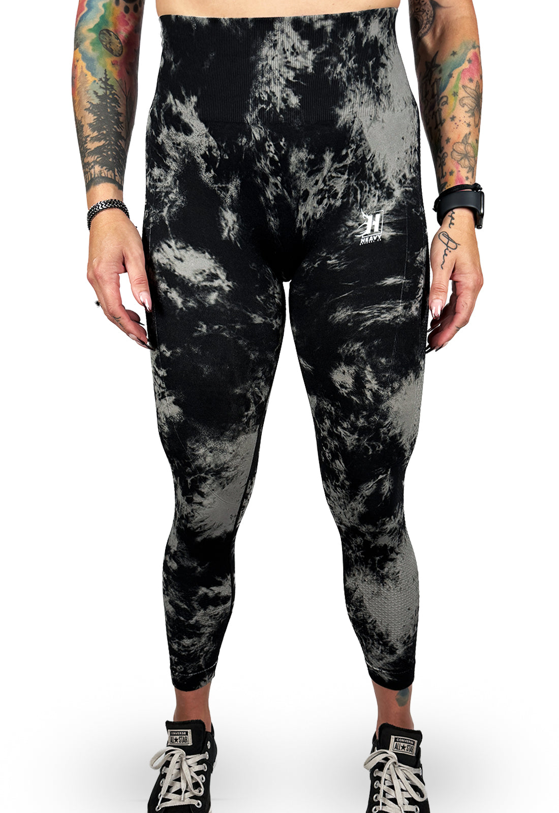 Seamless Leggings - Dark Tie-Dye