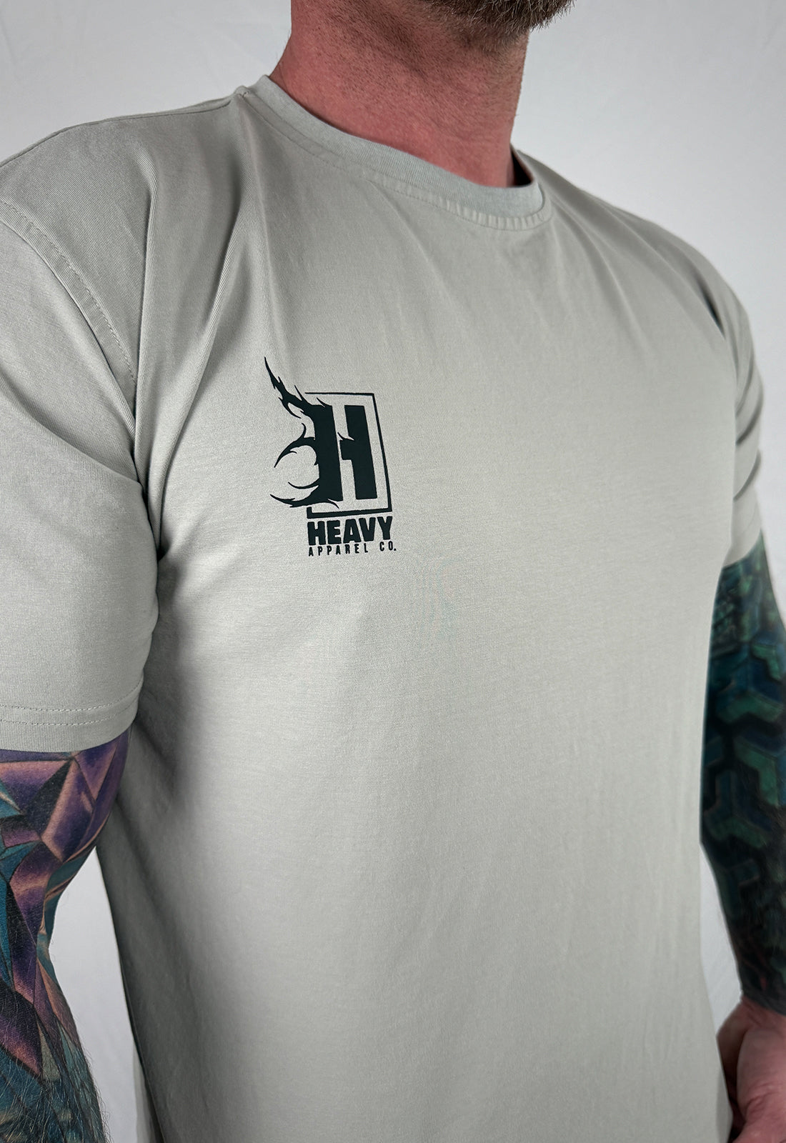 Signature Heavy Tee - Concrete
