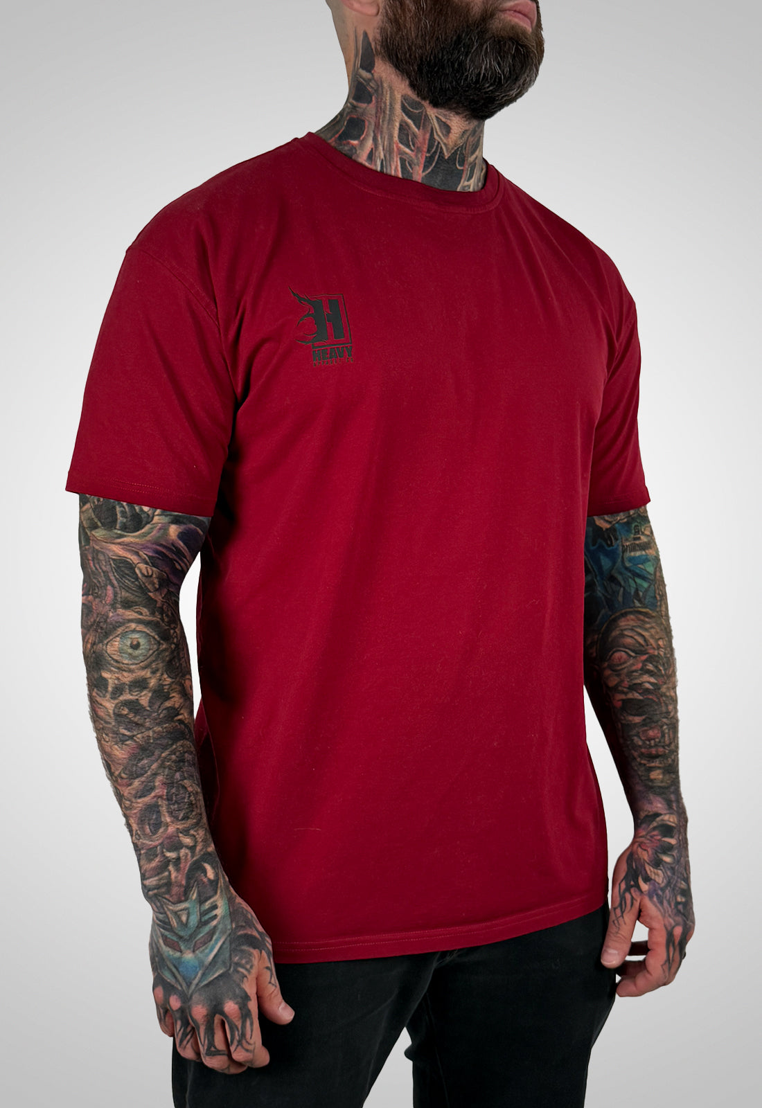 Signature Heavy Tee - Blood Red