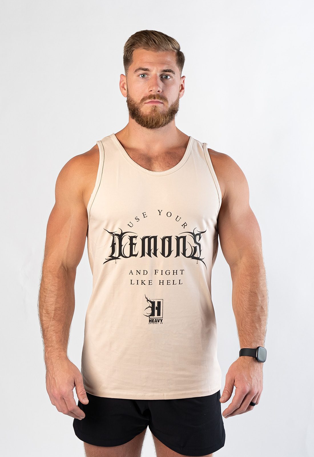 use your demons fitted tank top