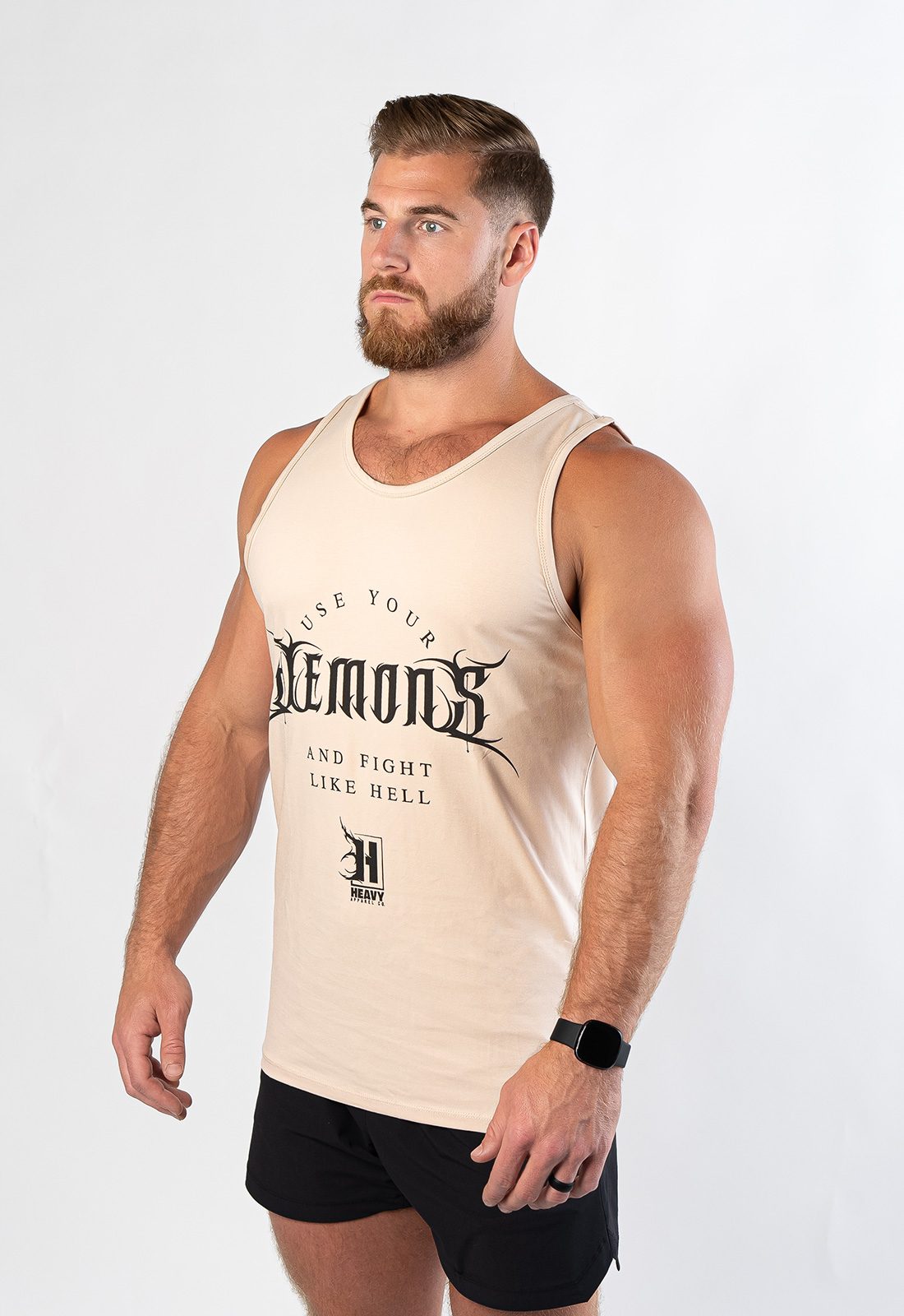 use your demons fitted tank top