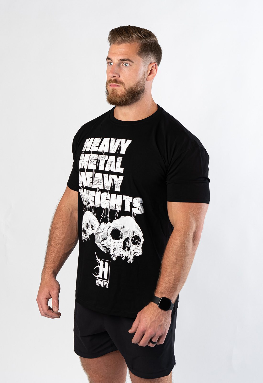 heavy metal heavy weights fitted tee